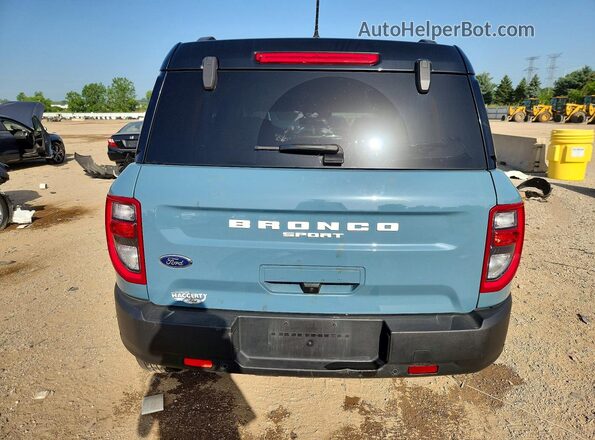 3FMCR9C63PRD70176 2023 FORD BRONCO Серый Вид сзади