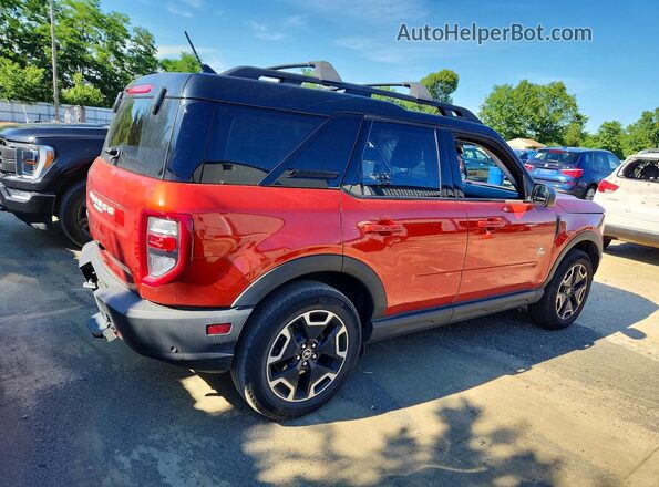 3FMCR9C65NRE26809 2022 FORD BRONCO Orange უკანა მარჯვენა