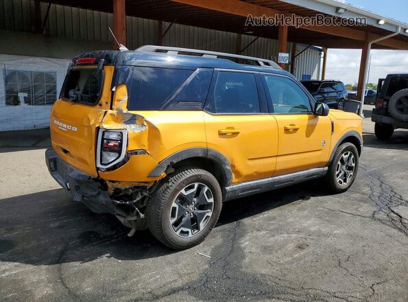 3FMCR9C65PRD00582 2023 FORD BRONCO Желтый Задняя правая четверть