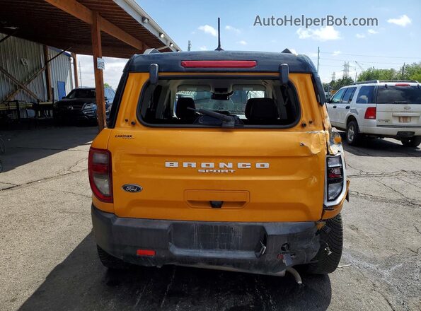 3FMCR9C65PRD00582 2023 FORD BRONCO Желтый Вид сзади