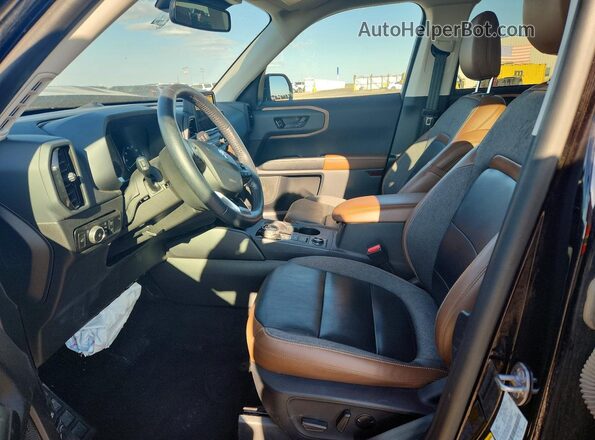 3FMCR9C65PRD36529 2023 FORD BRONCO Black Widok wnętrza z przodu