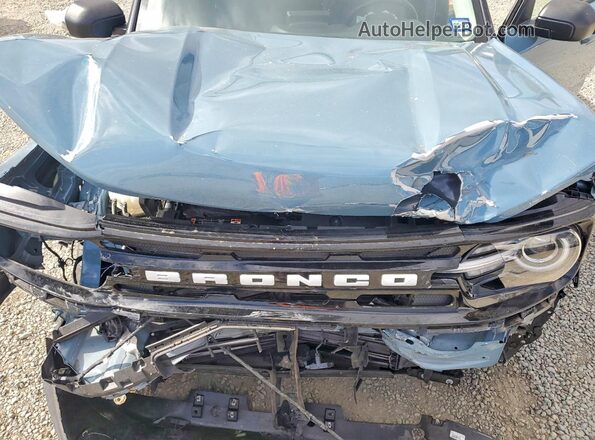 3FMCR9C65PRD70017 2023 FORD BRONCO Blue Vista del compartimento del motor