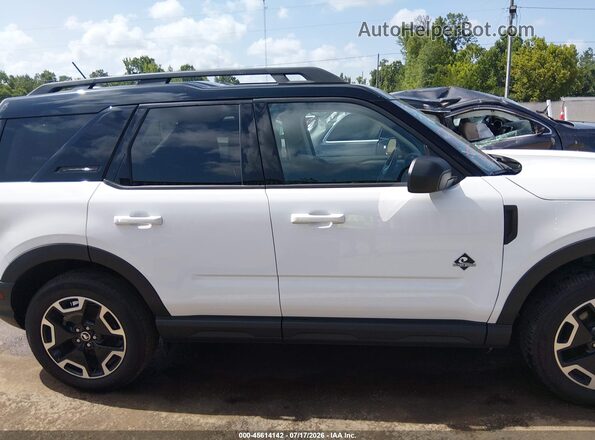 3FMCR9C65RRF57342 2024 FORD BRONCO SPORT White უკანა სალონის ხედი