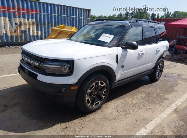 3FMCR9C65RRF57342 2024 FORD BRONCO SPORT White წინა მარცხენა ხედი სამი მეოთხედიდან