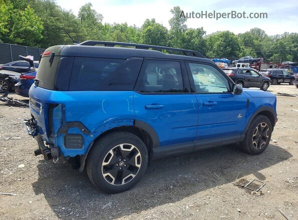 3FMCR9C66NRE24275 2022 FORD BRONCO Blue უკანა მარჯვენა