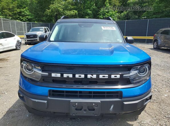 3FMCR9C66NRE24275 2022 FORD BRONCO Blue წინა ხედი
