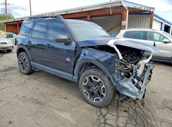 3FMCR9C66PRD97761 2023 FORD BRONCO Синий Передняя правая четверть