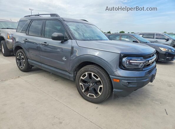 3FMCR9C67MRA32632 2021 FORD BRONCO Gray Передня права чверть