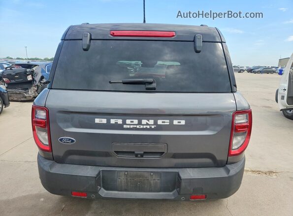 3FMCR9C67MRA32632 2021 FORD BRONCO Gray Вид ззаду