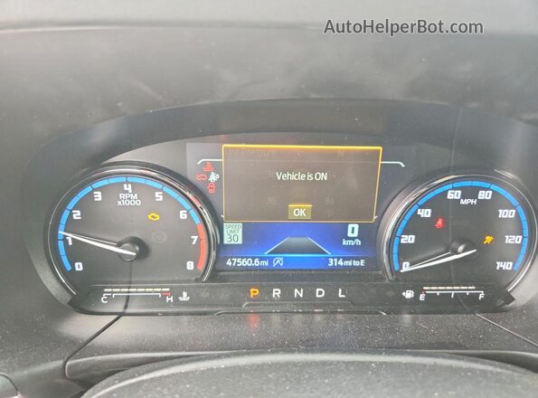 3FMCR9C6XPRD41466 2023 FORD BRONCO Gray ხელსაწყოთა პანელის ხედი