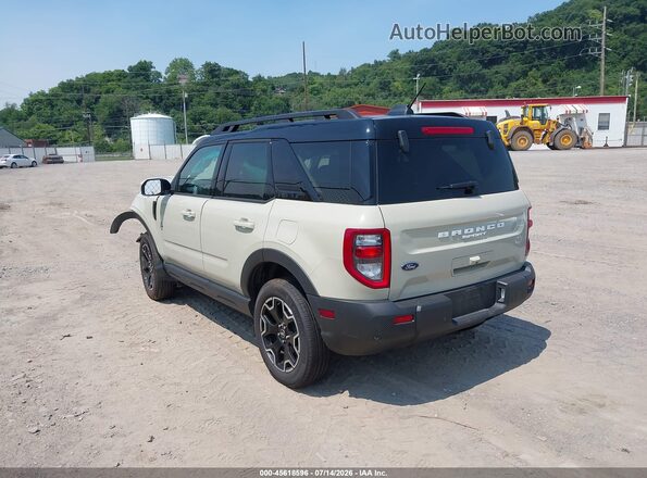 3FMCR9CN2SRF28085 2025 FORD BRONCO SPORT Cream Задня ліва чверть