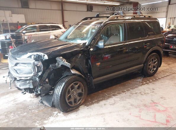 3FMCR9D90MRA87335 2021 FORD BRONCO SPORT Black Передня ліва чверть
