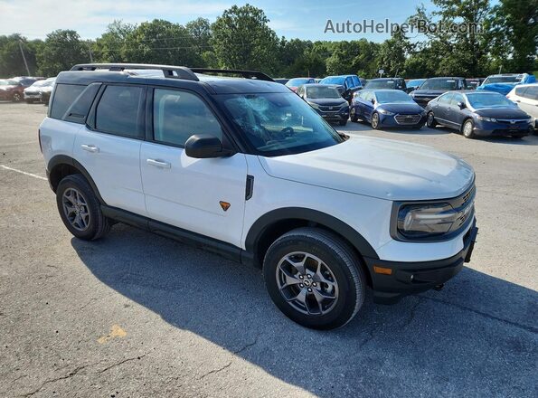 3FMCR9D90PRD01938 2023 FORD BRONCO White Przód prawy