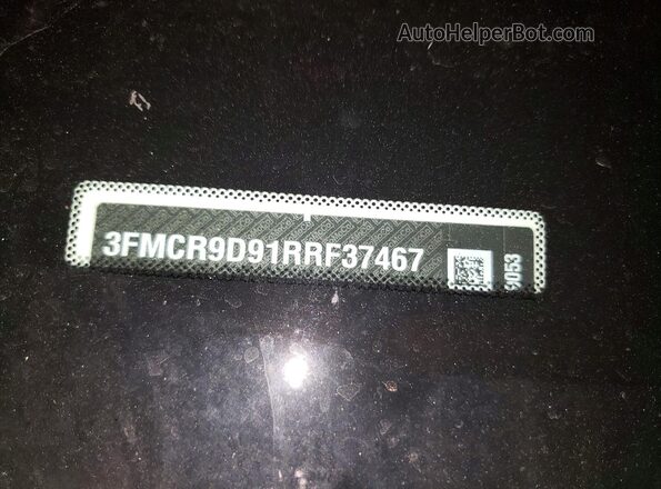 3FMCR9D91RRF37467 2024 FORD BRONCO White VIN sticker view