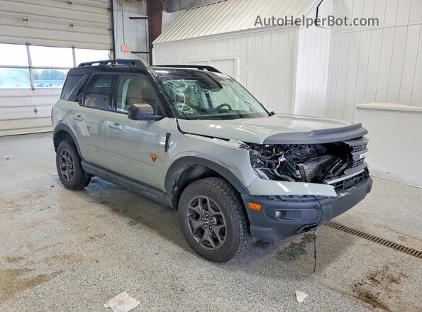 3FMCR9D99MRA01763 2021 FORD BRONCO Зеленый Передняя правая четверть
