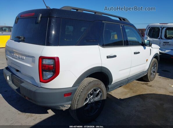 3FMCR9D9XMRA62782 2021 FORD BRONCO SPORT White Tył prawy