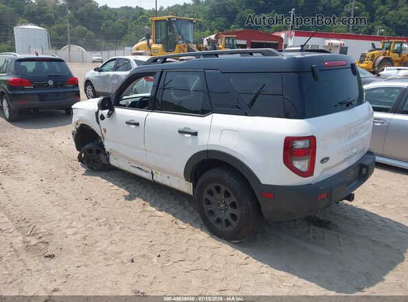 3FMCR9DAXSRE01077 2025 FORD BRONCO SPORT White Trasero izquierdo