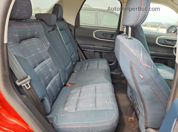 3FMCR9G60RRE97948 2024 FORD BRONCO Red Rear seats view