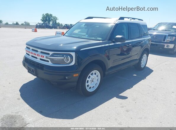 3FMCR9G63PRD14023 2023 FORD BRONCO SPORT Blue წინა მარცხენა ხედი სამი მეოთხედიდან