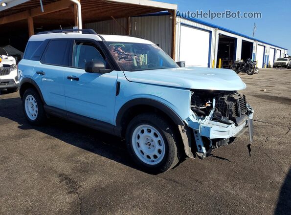3FMCR9G63PRD14538 2023 FORD BRONCO Blue Front right