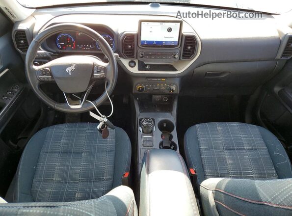 3FMCR9G63PRD14538 2023 FORD BRONCO Blue Dashboard view
