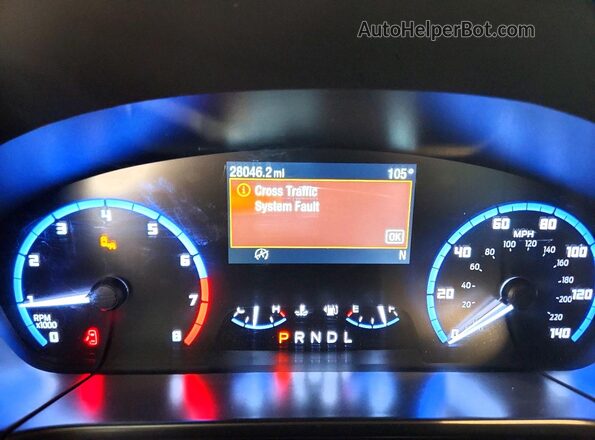 3FMCR9G63PRD97808 2023 FORD BRONCO Gray Вид щитка приладів