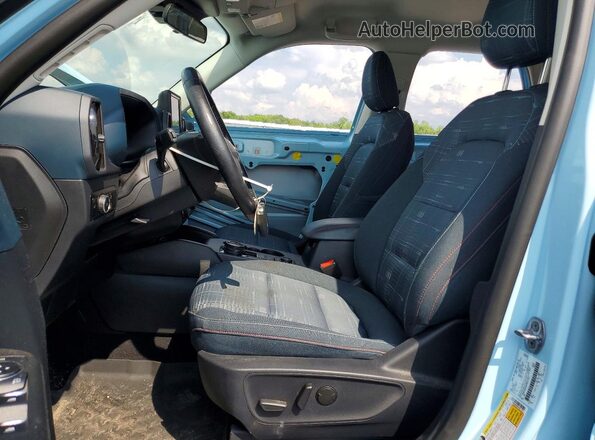 3FMCR9G66PRD17577 2023 FORD BRONCO Blue Front interior view