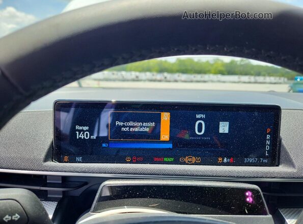 3FMTK1R42PMA87938 2023 FORD MUSTANG Gray ხელსაწყოთა პანელის ხედი