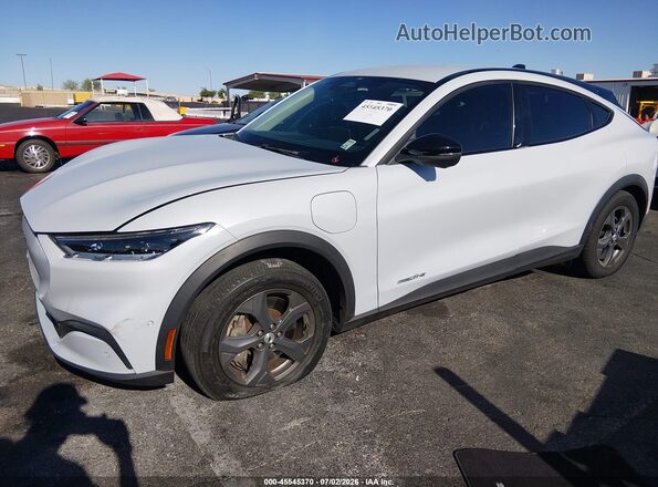 3FMTK1R46PMA87232 2023 FORD MUSTANG MACH-E White Առջևի ձախ երեք քառորդ տեսարան