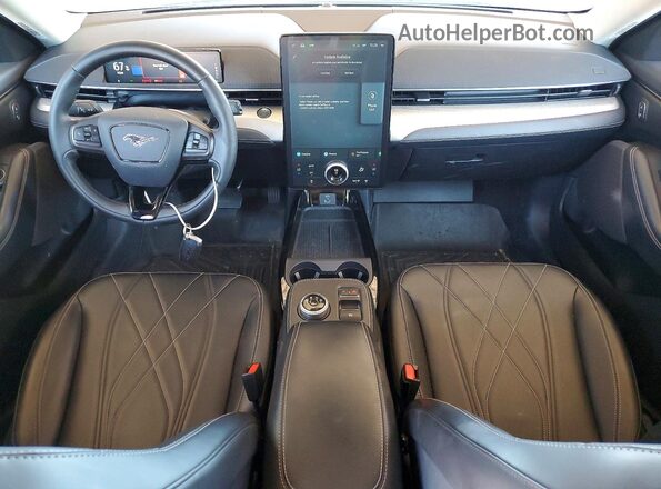 3FMTK1RM1NMA18042 2022 FORD MUSTANG Gray Widok deski rozdzielczej