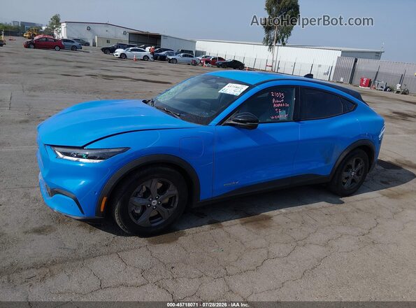 3FMTK1RMXPMA15286 2023 FORD MUSTANG MACH-E Синий Панорамный вид салона 360°