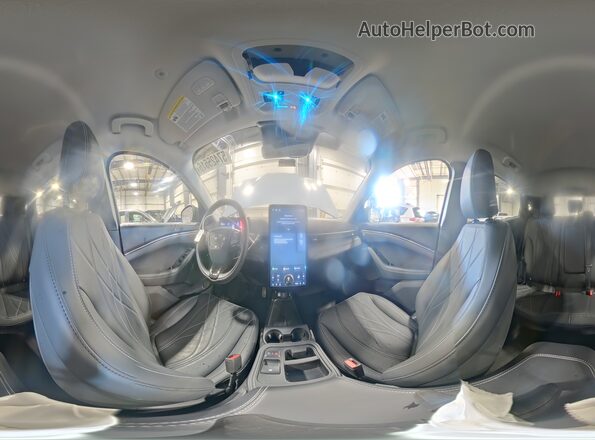 3FMTK1S57SMA14771 2025 FORD MUSTANG Gray Սալոնի 360 աստիճան տեսք