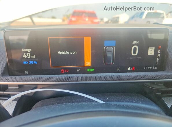 3FMTK1SS0MMA49077 2021 FORD MUSTANG Белый Вид щитка приборов