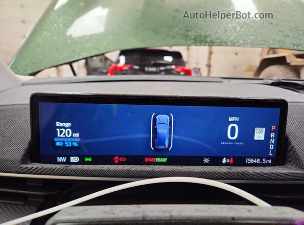 3FMTK1SU2RMA05557 2024 FORD MUSTANG Green Widok zestawu wskaźników