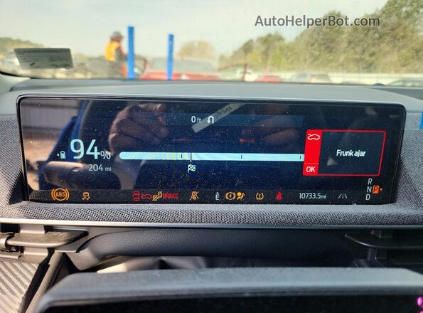 3FMTK3R43SMA23413 2025 FORD MUSTANG Blue Вид щитка приладів