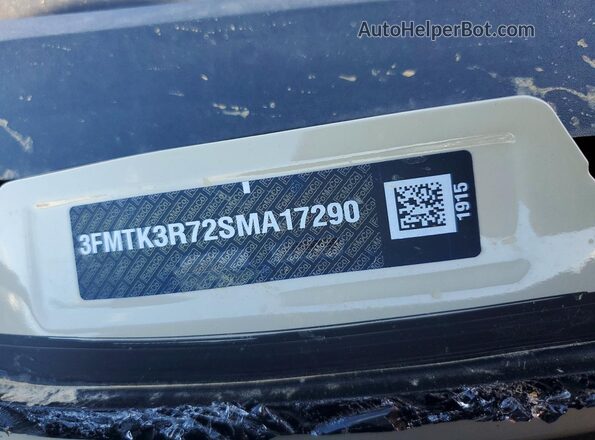 3FMTK3R72SMA17290 2025 FORD MUSTANG Beige VIN sticker view