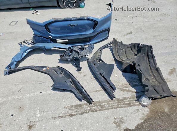 3FMTK3R7XPMA88289 2023 FORD MUSTANG Blue Вид наклейки з VIN-кодом