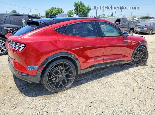 3FMTK3SS9MMA02075 2021 FORD MUSTANG Red უკანა მარჯვენა