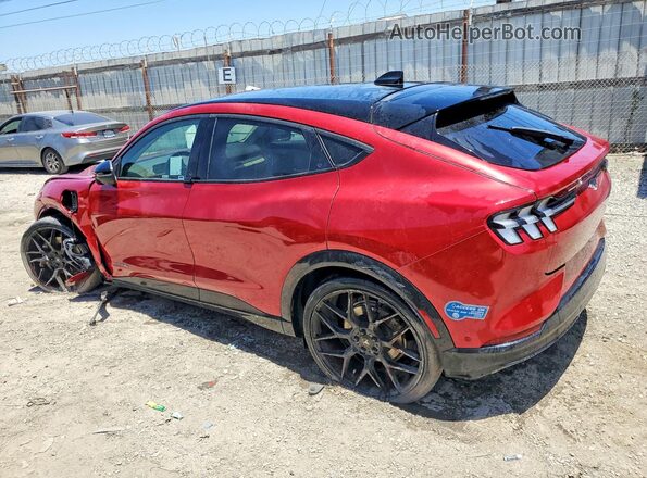 3FMTK3SS9MMA02075 2021 FORD MUSTANG Red უკანა მარცხენა