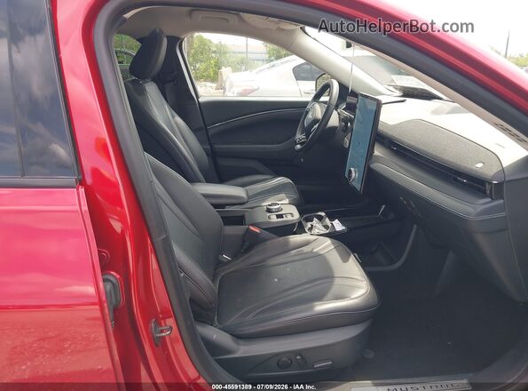 3FMTK3SU0MMA51263 2021 FORD MUSTANG MACH-E Red Вид салону спереду