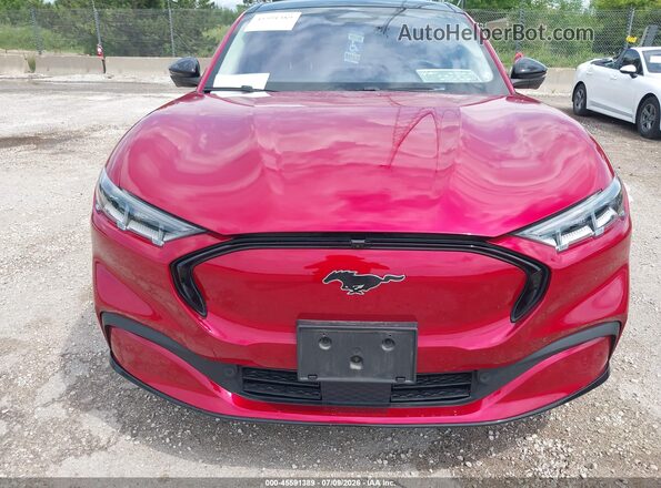 3FMTK3SU0MMA51263 2021 FORD MUSTANG MACH-E Red Вид щитка приладів
