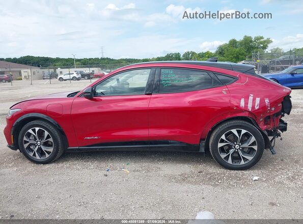 3FMTK3SU0MMA51263 2021 FORD MUSTANG MACH-E Red Панорамний вид салону 360°