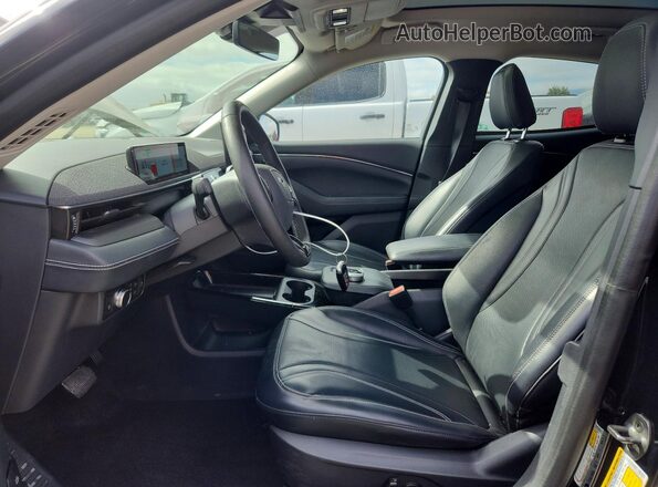 3FMTK3SU0MMA62814 2021 FORD MUSTANG Black Widok wnętrza z przodu