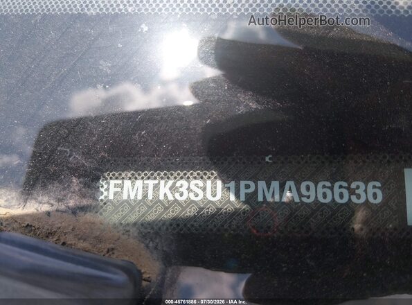 3FMTK3SU1PMA96636 2023 FORD MUSTANG MACH-E Black Շարժիչի բաժամունքի տեսք