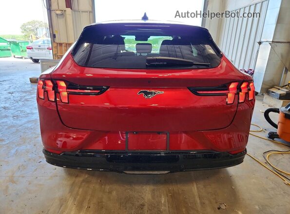 3FMTK3SU3MMA64573 2021 FORD MUSTANG Burgundy Vista trasera