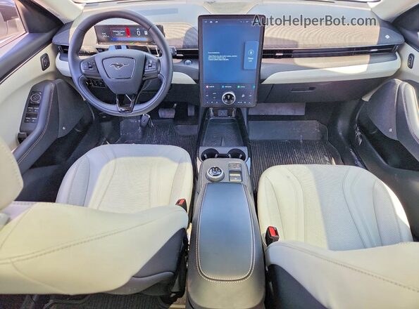 3FMTK3SU3PMA64481 2023 FORD MUSTANG White წინა პანელის ხედი