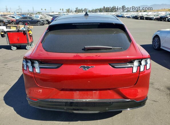 3FMTK3SU4MMA59432 2021 FORD MUSTANG Red Հետևի տեսք