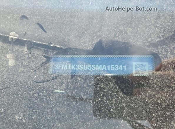 3FMTK3SU5SMA15341 2025 FORD MUSTANG White VIN sticker view