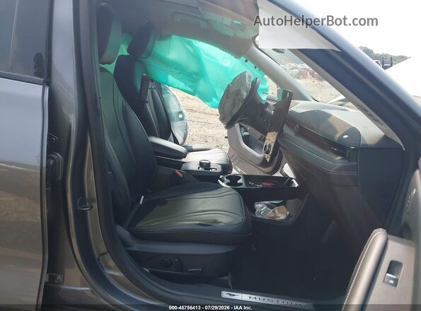3FMTK3SU9PMA96819 2023 FORD MUSTANG MACH-E Gray წინა სალონის ხედი