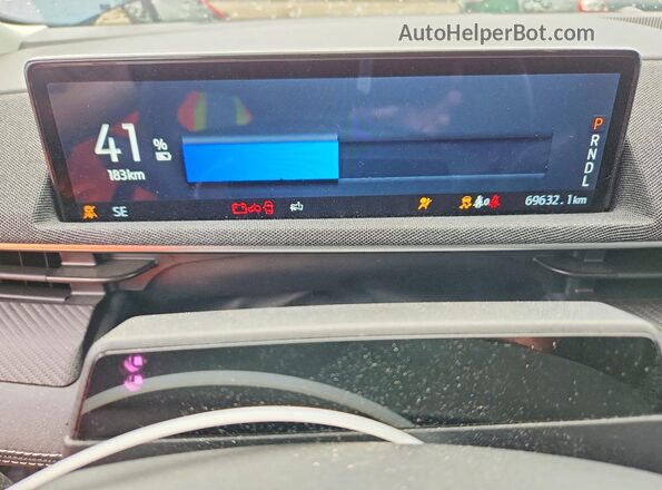 3FMTK3SUXMMA29142 2021 FORD MUSTANG Blue ხელსაწყოთა პანელის ხედი